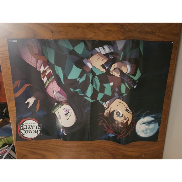 Other - Demon Slayer Kimetsu Tanjiro Nezuko Large Gloss Poster‎ Abystyle Anime Wall Art